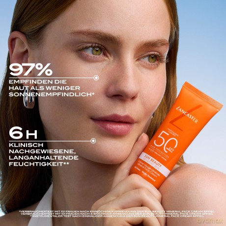 Lancaster Mineral sunscreen Sun Beauty Sensitive Skin SPF 50 (Mineral Face Cream) 50 ml