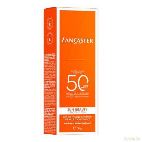 Lancaster Mineral sunscreen Sun Beauty Sensitive Skin SPF 50 (Mineral Face Cream) 50 ml