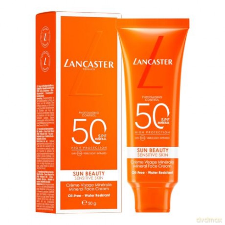Lancaster Mineral sunscreen Sun Beauty Sensitive Skin SPF 50 (Mineral Face Cream) 50 ml