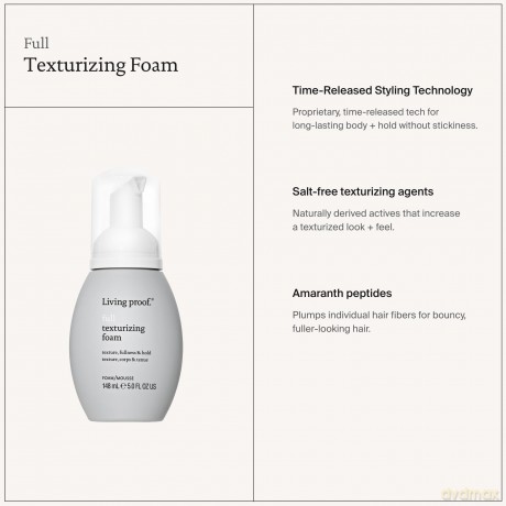 Living Proof Dry texturizing foam for hair Full (Texturizing Foam) - Volume: 45 ml