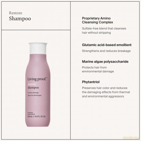 Living Proof Restore Shampoo for Damaged Hair (Shampoo) - Volume: 60 ml