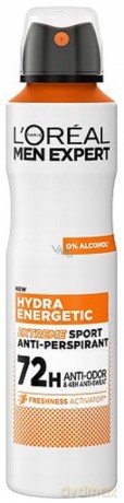 L'Oréal Paris Antiperspirant spray Men Expert Hydra Energetic (Extreme Sport Anti-Perspirant) 150 ml