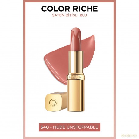 L'Oréal Paris Color Riche Free the Nudes (Lipstick) 4.7 g - Shade: 540 Nu Unstoppable