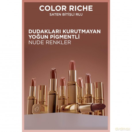 L'Oréal Paris Color Riche Free the Nudes (Lipstick) 4.7 g - Shade: 540 Nu Unstoppable