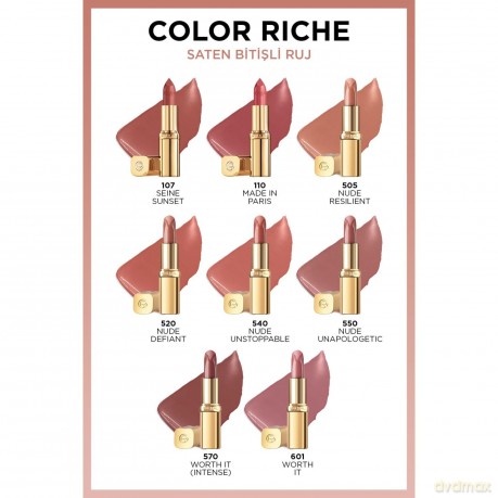 L'Oréal Paris Color Riche Free the Nudes (Lipstick) 4.7 g - Shade: 540 Nu Unstoppable