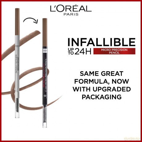 L'Oréal Paris Infaillible Brows Eyebrow Pencil (24H Micro Precision Pencil) 1 g - Shade: 7.0 Blonde