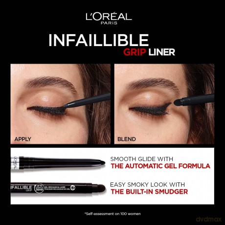 L'Oréal Paris Infaillible Gel Automatic Eye Liner 5 g - Shade: Black