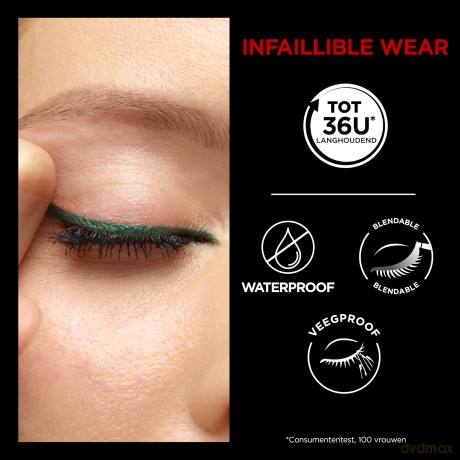 L'Oréal Paris Infaillible Gel Automatic Eye Liner 5 g - Shade: Green