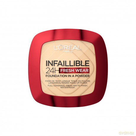 L'Oréal Paris Make-up in Infaillible 24H Fresh Wear (Foundation in a Powder) 9 g - Shade: 130 True Story