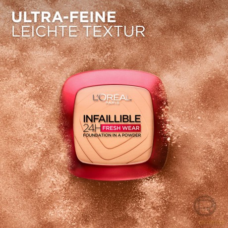 L'Oréal Paris Make-up in Infaillible 24H Fresh Wear (Foundation in a Powder) 9 g - Shade: 130 True Story