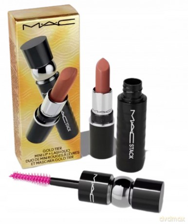 MAC Cosmetics Gold Tier Lip and Eye Set