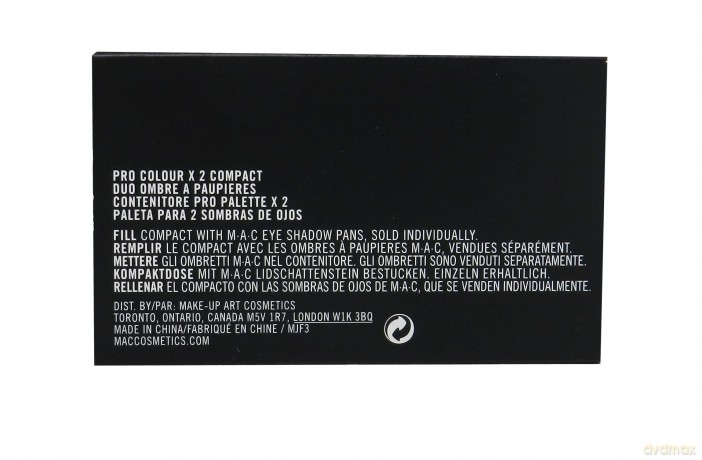 MAC Cosmetics Palette for 2 eyeshadows (Pro Palette X2)
