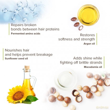 Macadamia Regenerating mask for dry and damaged hair (Bond Repair Masque) - Volume: 236 ml