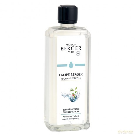 Maison Berger Paris Blue Seduction catalytic lamp refill (Lampe Recharge/Refill) - Volume: 1000 ml