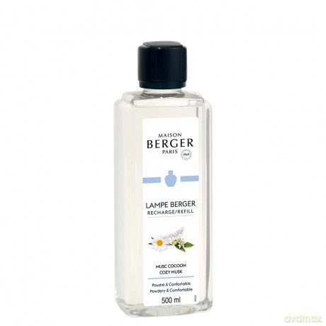 Maison Berger Paris Cozy Musk catalytic lamp refill (Lampe Recharge/Refill) - Volume: 500 ml