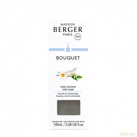 Maison Berger Paris Gift set aroma diffuser Cube + refill Cozy Musk 100 ml
