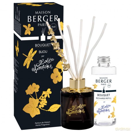 Maison Berger Paris Gift set aroma diffuser Jewelry Black + Lolita Lempicka refill 100 ml