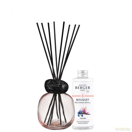 Maison Berger Paris Gift set aroma diffuser Mineral Pink + Liliflora refill 180 ml