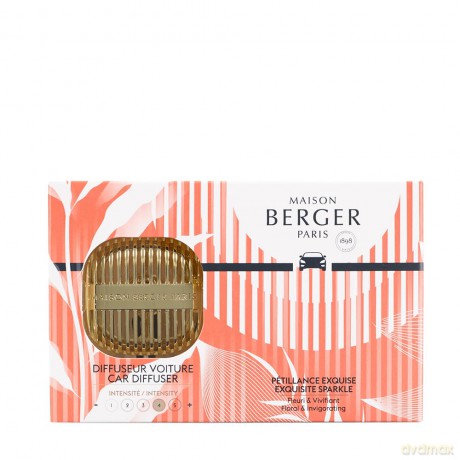 Maison Berger Paris Gift set Cannelo car diffuser + Exqusite Sparkle refill