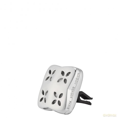 Maison Berger Paris Gift set car diffuser Cosy Silver + refill Cozy Musk