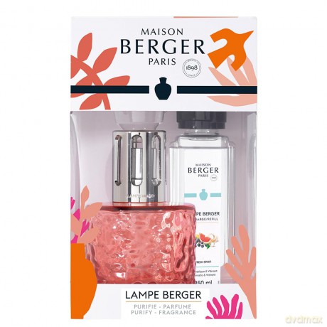Maison Berger Paris Gift set catalytic lamp Mirage Summer Coral + Fresh Spirit refill 250 ml