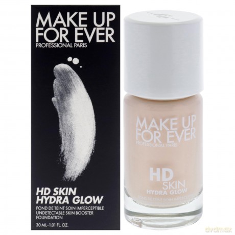 Make Up For Ever Hydrating and brightening make-up HD Skin Hydra Glow (Skin Booster Foundation) 30 ml - Shade: 1R00