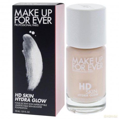 Make Up For Ever Hydrating and brightening make-up HD Skin Hydra Glow (Skin Booster Foundation) 30 ml - Shade: 1R00