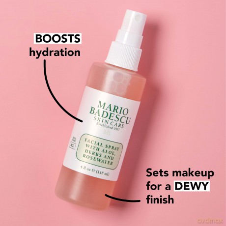 Mario Badescu Facial Spray with Aloe, Herbs and Rosewater - Volume: 236 ml