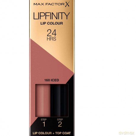 Max Factor Long-lasting lipstick with Lipfinity 2.3 + 1.9 g - Shade: 160 Iced