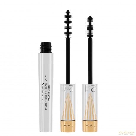 Max Factor Voluminous and lengthening mascara Masterpiece 2 in 1 Lash Wow (Mascara) 5 ml - Shade: Black