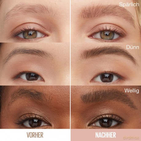 Maybelline Eyebrow gel for a full and fluffy look Superfluff (Brow Mousse) 5 ml - Shade: 260 Deep Brown