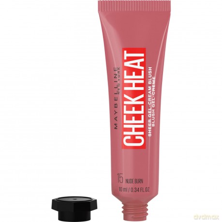 Maybelline Gel-cream blush Cheek Heat (Sheer Gel-Cream Blush) 8 ml - Shade: 15 Nude Burn