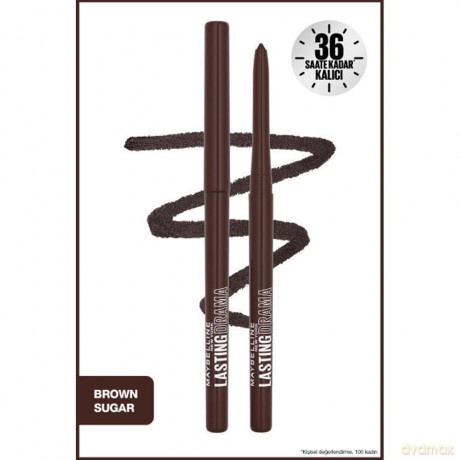 Maybelline Lasting Drama Gel Pencil 0.3 g - Shade: Brown