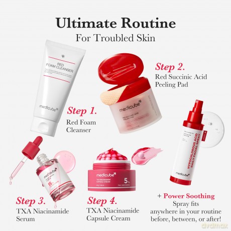 Medicube Cleansing foam against imperfections for oily and problematic skin Red Foam Cleanser 120 ml