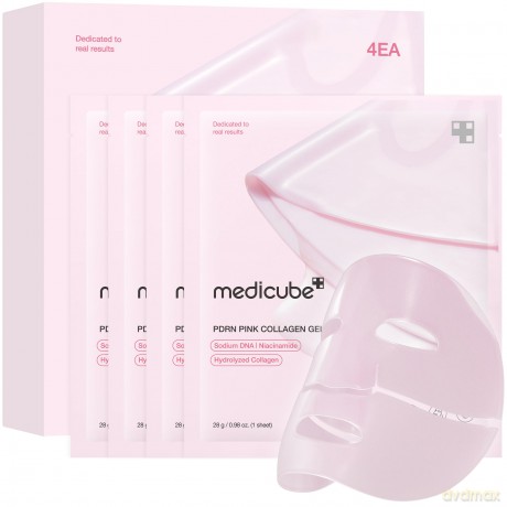 Medicube Collagen Gel Mask PDRN Pink (Collagen Gel Mask) 4 x 28 g