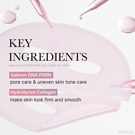 Medicube Collagen Gel Mask PDRN Pink (Collagen Gel Mask) 4 x 28 g