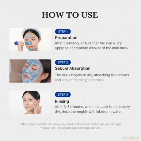 Medicube Exfoliating mask for oily skin Zero Pore (Blackhead Mud Mask) 100 g