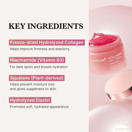 Medicube Light gel cream with collagen for firm and radiant skin Collagen (Jelly Cream) 50 ml