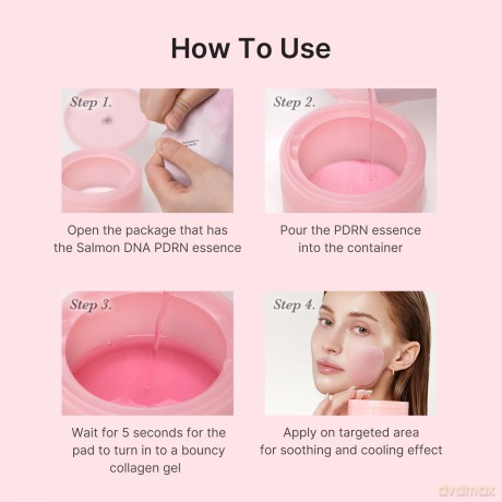 Medicube PDRN Pink Collagen Toning Gel Toner Pads (70 pcs)