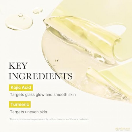 Medicube Set of gel face masks against pigment spots Kojic Acid (Turmeric Brightening Gel Mask) 4 x 28 g
