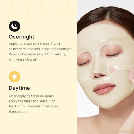 Medicube Set of gel face masks against pigment spots Kojic Acid (Turmeric Brightening Gel Mask) 4 x 28 g