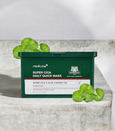 Medicube Super Cica Soothing Face Mask (Daily Quick Mask) 30 pcs