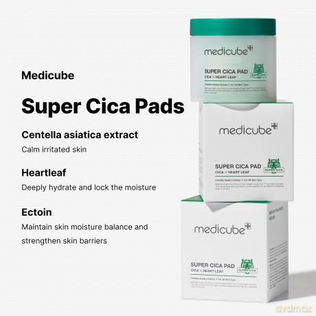 Medicube Super Cica Soothing Toner Pads (70 pcs)