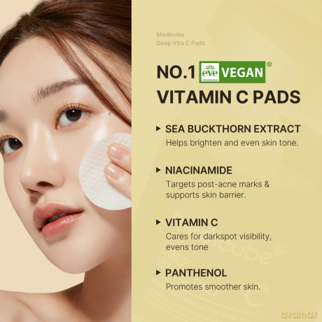 Medicube Toning pads for all skin types Deep (Vita C Pads) 70 pcs