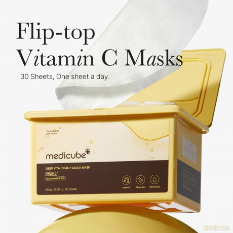 Medicube Vitamin face mask Deep Vita C (Daily Quick Sheet Mask) 30 pcs