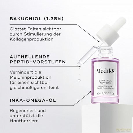 Medik8 Anti-aging serum Bakuchiol Peptides (Retinol Alterna tive Peptide-Infused Serum) 30 ml