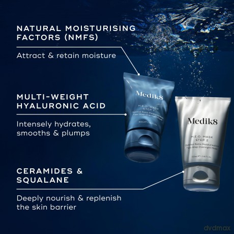 Medik8 Two-step night skin mask HEO Mask (Two-Step Overnight Mask) 2 x 50 ml