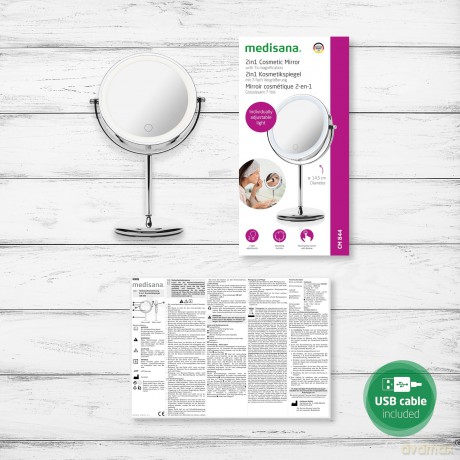 Medisana Cosmetic mirror with lighting 2in1 CM844
