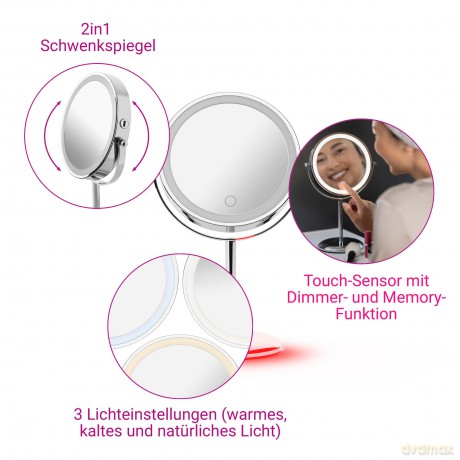 Medisana Cosmetic mirror with lighting 2in1 CM844