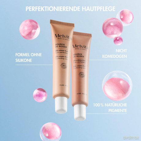 Melvita BB cream (BB Cream 6 in 1) 40 ml - Shade: Clair - Fair